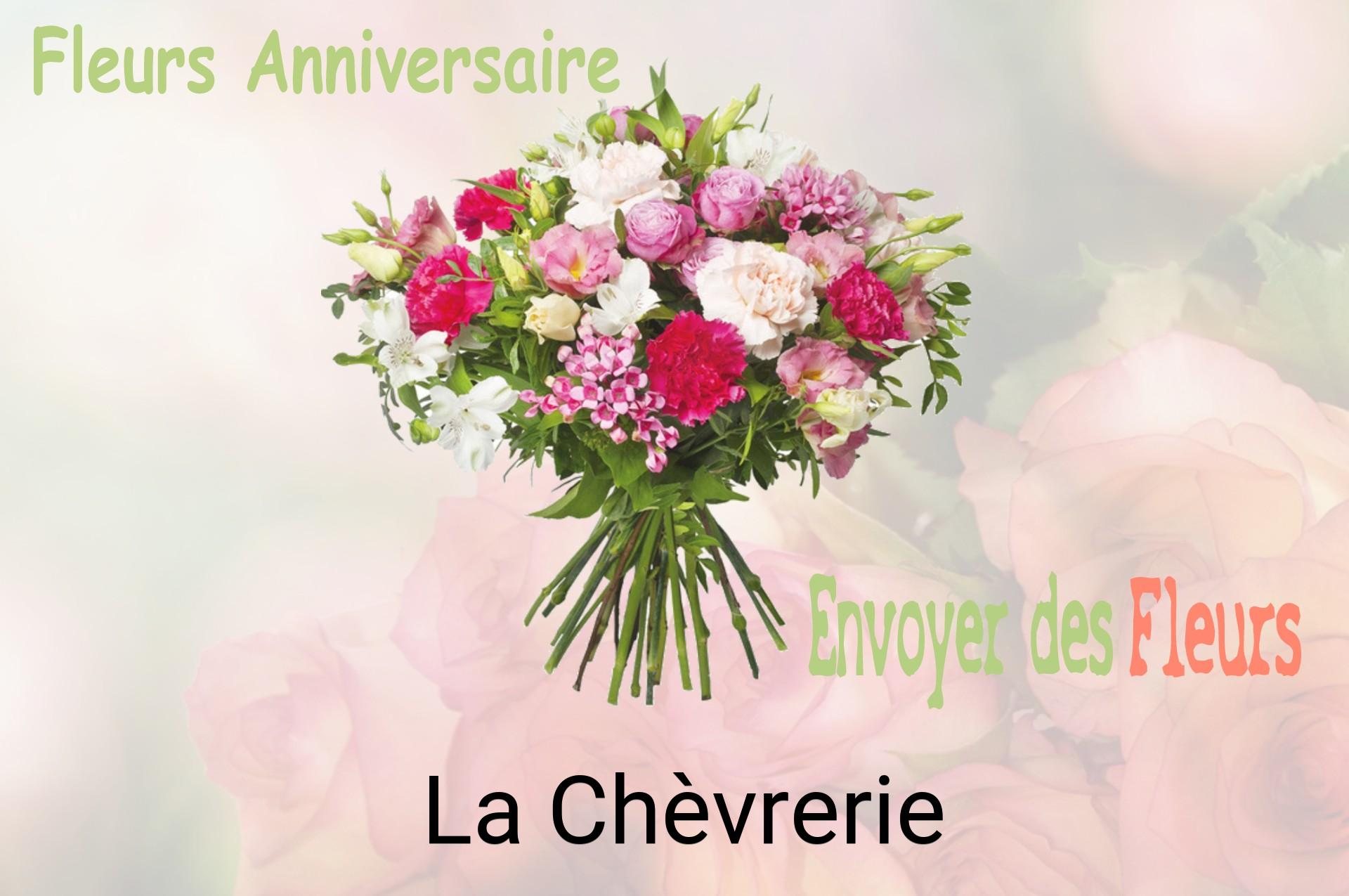 Bouquet de fleurs d’anniversaire livré à La Chèvrerie
