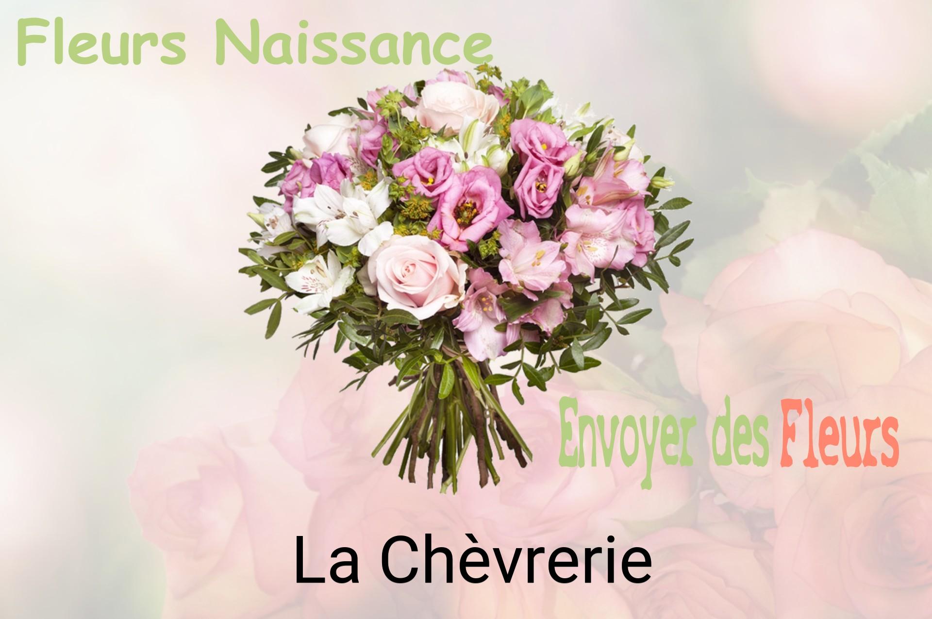 Bouquet de fleurs de naissance livré à La Chèvrerie